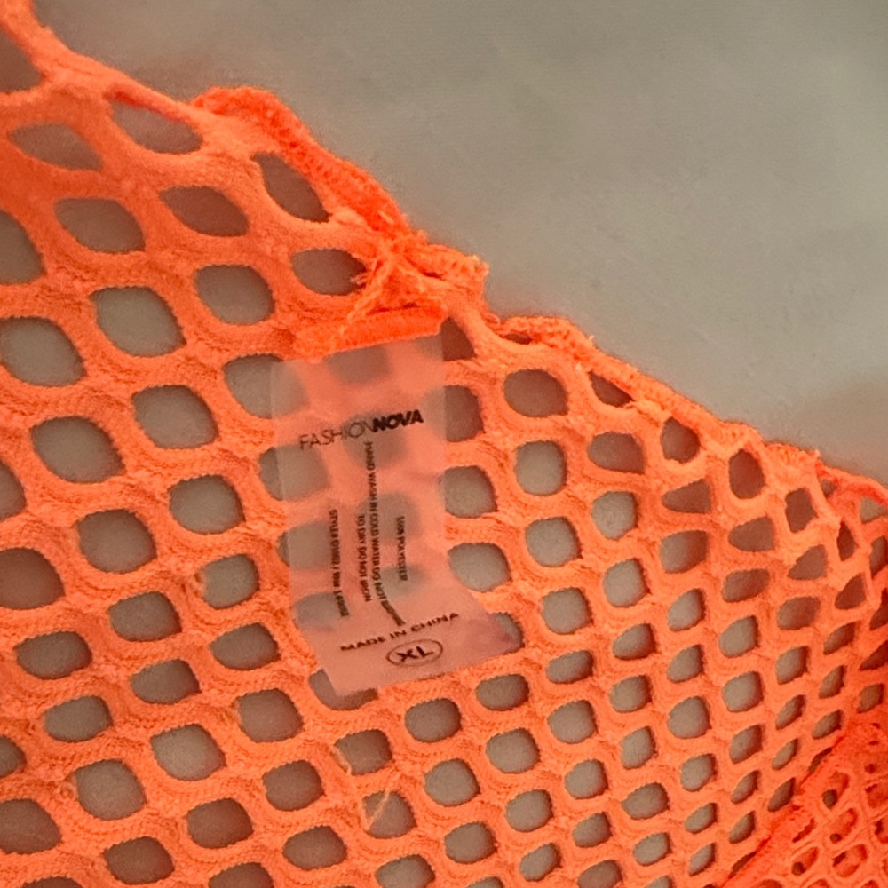 Vibrant Orange Cover up - Picture 3 of 3